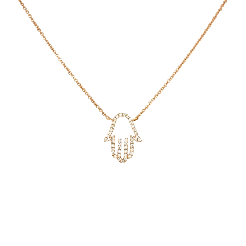 Rose Gold Hamsa Pendant Vardy S Jewelers Bay Area