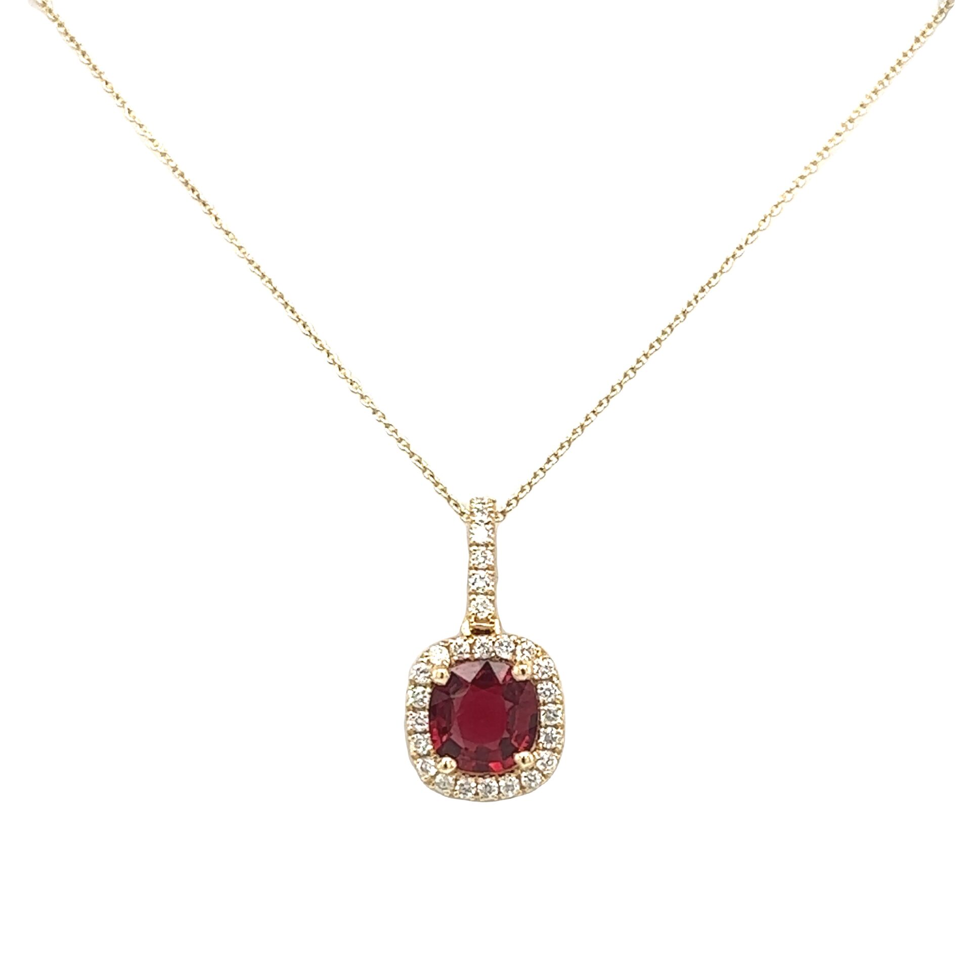 Cushion-Cut Spinel Pendant - Vardy's Jewelers Bay Area