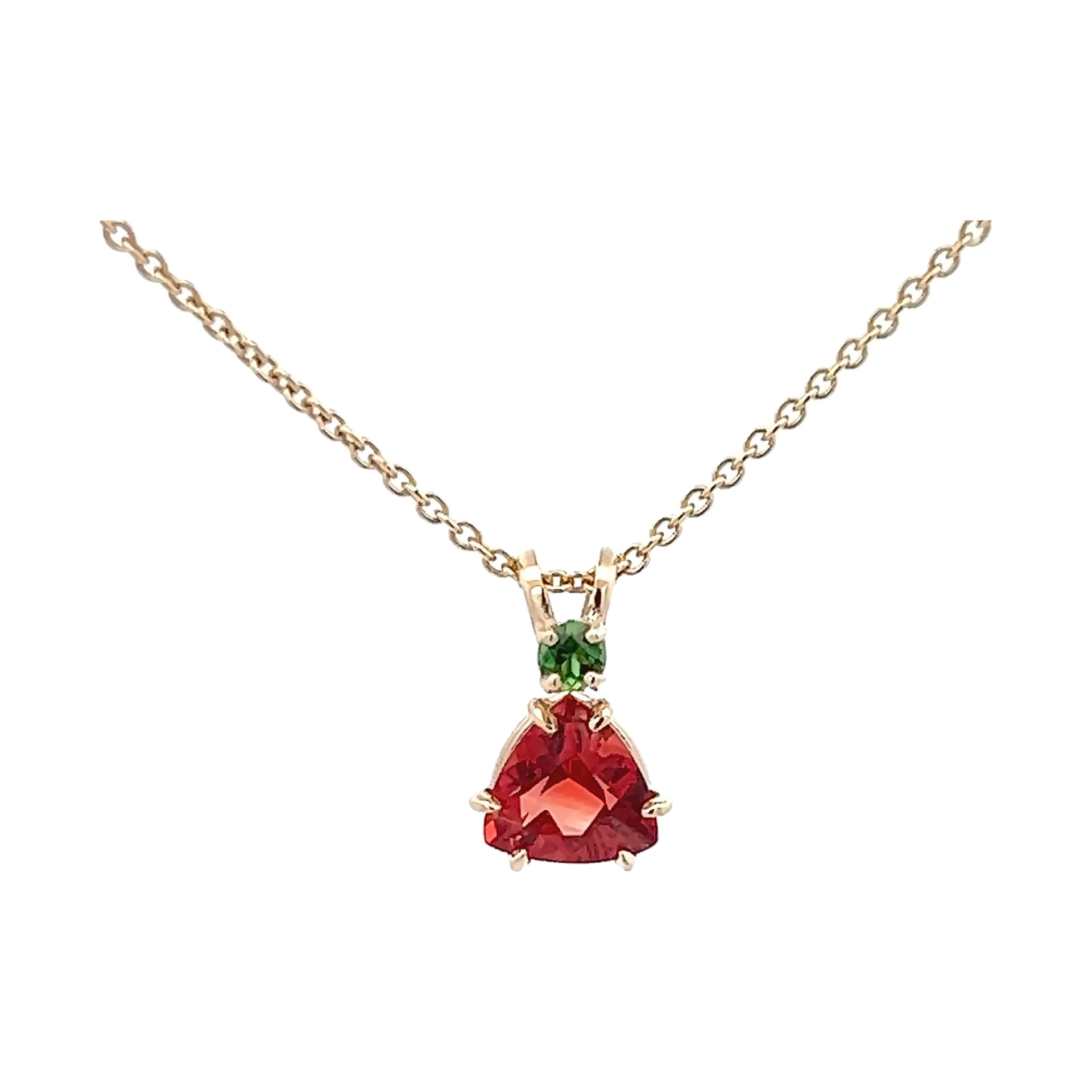 Rose Gold Strawberry Pendant - Vardy's Jewelers Bay Area