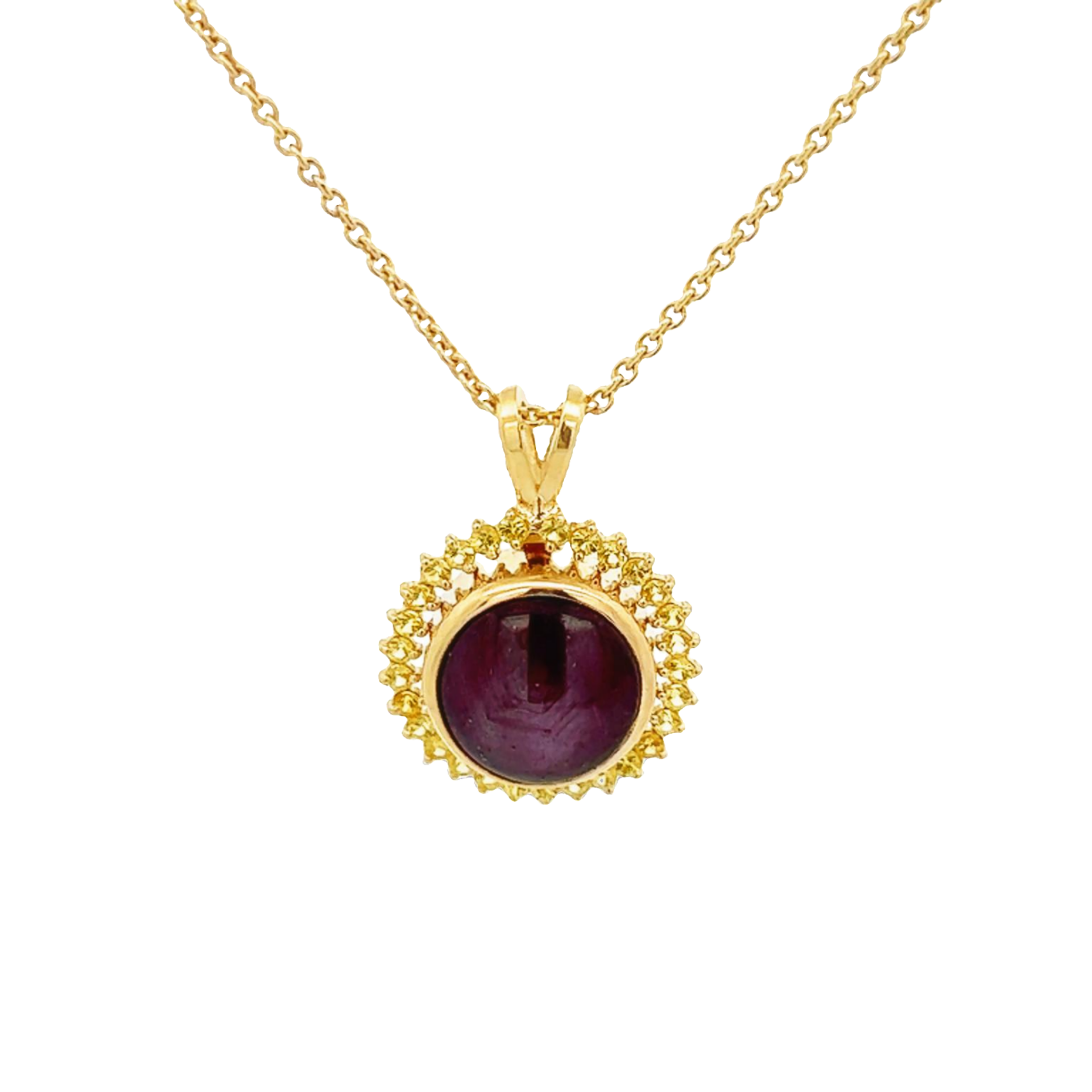 Oval Pink Sapphire Pendant - Vardy's Jewelers Bay Area